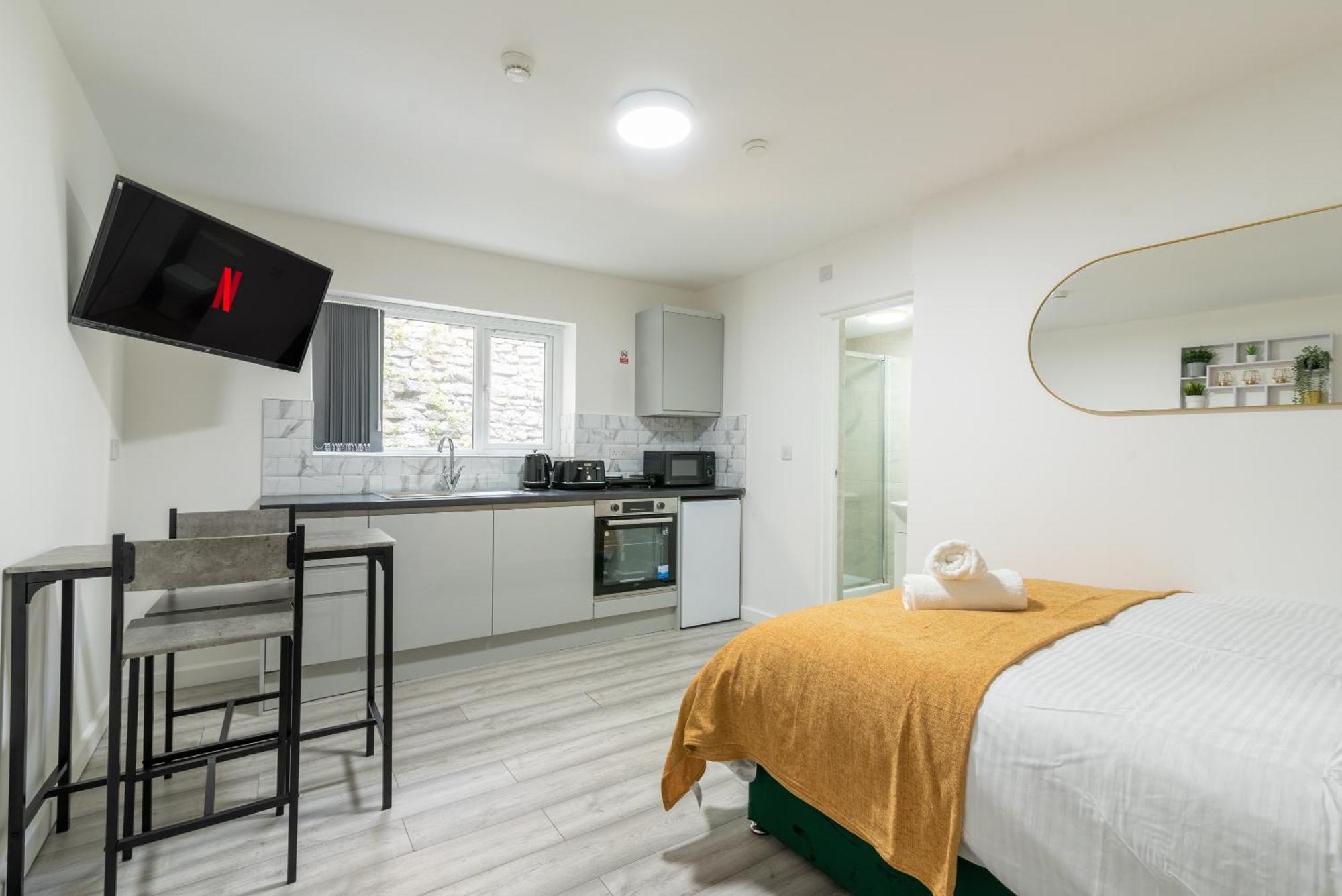 Cosy Cardiff Apartments - Garden Lounge Kültér fotó
